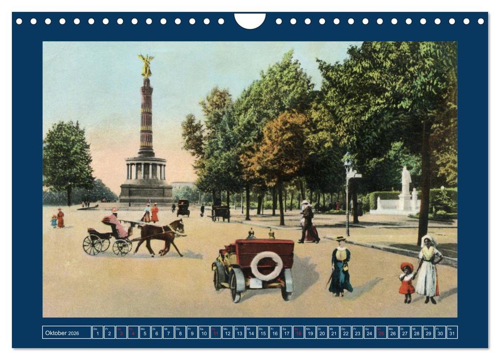 Weitere Ansicht: Historisches Berlin von 1888 bis 1918 (Wandkalender 2026 DIN A4 quer), CALVENDO Monatskalender | Jens Siebert, Calvendo