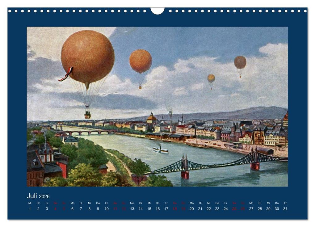 Weitere Ansicht: Historisches Frankfurt am Main von 1888 bis 1918 (Wandkalender 2026 DIN A3 quer), CALVENDO Monatskalender | Jens Siebert, Calvendo