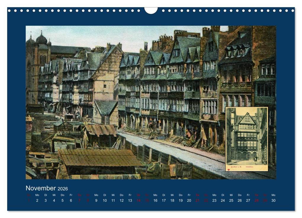 Weitere Ansicht: Historisches Frankfurt am Main von 1888 bis 1918 (Wandkalender 2026 DIN A3 quer), CALVENDO Monatskalender | Jens Siebert, Calvendo