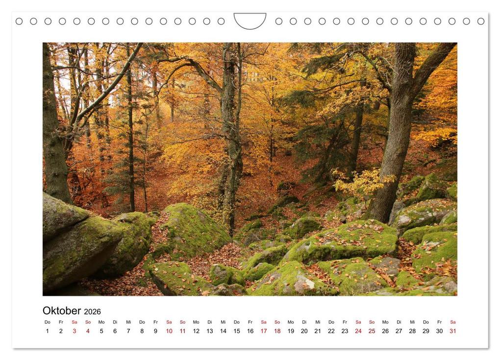 Weitere Ansicht: Zauberhafte Landschaften im Odenwald (Wandkalender 2026 DIN A4 quer), CALVENDO Monatskalender | Eileen Kumpf, Calvendo