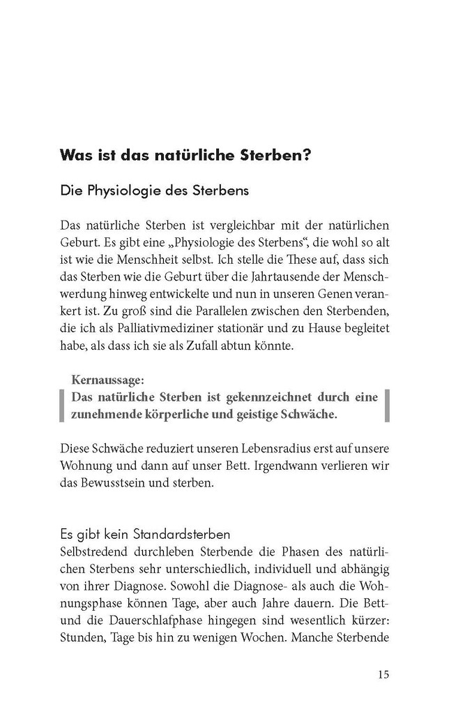 Weitere Ansicht: Der natürliche Sterbeverlauf | Michael Hatzenbühler