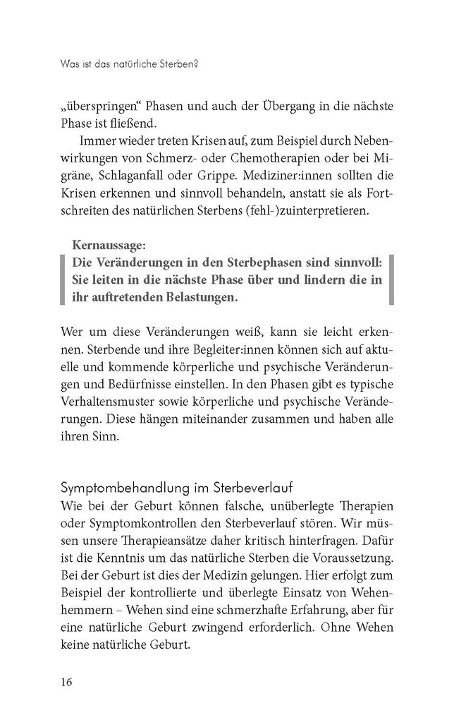Weitere Ansicht: Der natürliche Sterbeverlauf | Michael Hatzenbühler