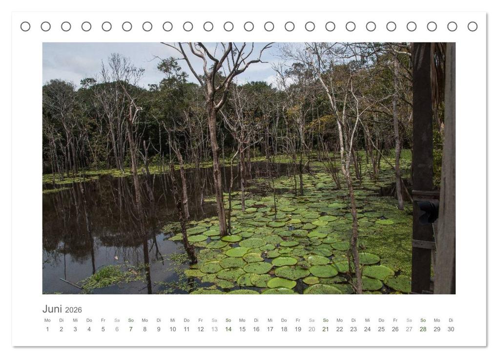 Weitere Ansicht: Amazonas, eine Reise entlang seiner Ufer (Tischkalender 2026 DIN A5 quer), CALVENDO Monatskalender | Christiane Calmbacher, Calvendo