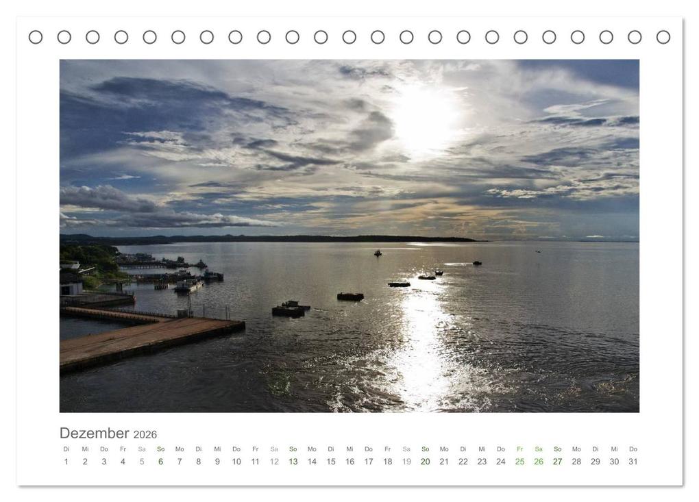 Weitere Ansicht: Amazonas, eine Reise entlang seiner Ufer (Tischkalender 2026 DIN A5 quer), CALVENDO Monatskalender | Christiane Calmbacher, Calvendo