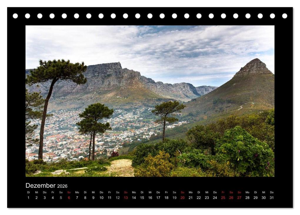 Weitere Ansicht: Südafrika - Garden Route (Tischkalender 2026 DIN A5 quer), CALVENDO Monatskalender | Frank Budenz, Calvendo