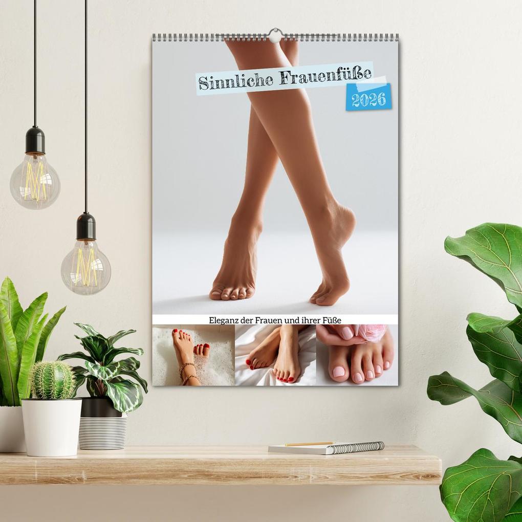 Weitere Ansicht: Sinnliche Frauenfüße - Eleganz der Frauen und ihrer Füße (Wandkalender 2026 DIN A2 hoch), CALVENDO Monatskalender | MB Fotografie, Calvendo