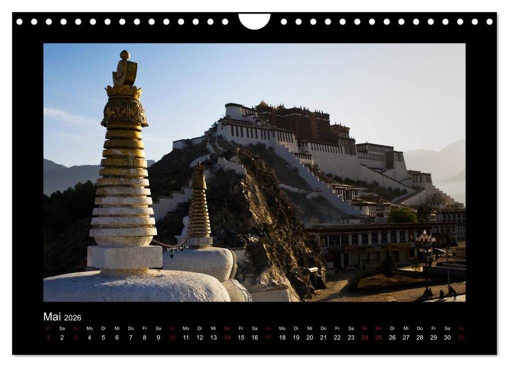 Weitere Ansicht: Tibet (Wandkalender 2026 DIN A4 quer), CALVENDO Monatskalender | Katja ledieS, Calvendo