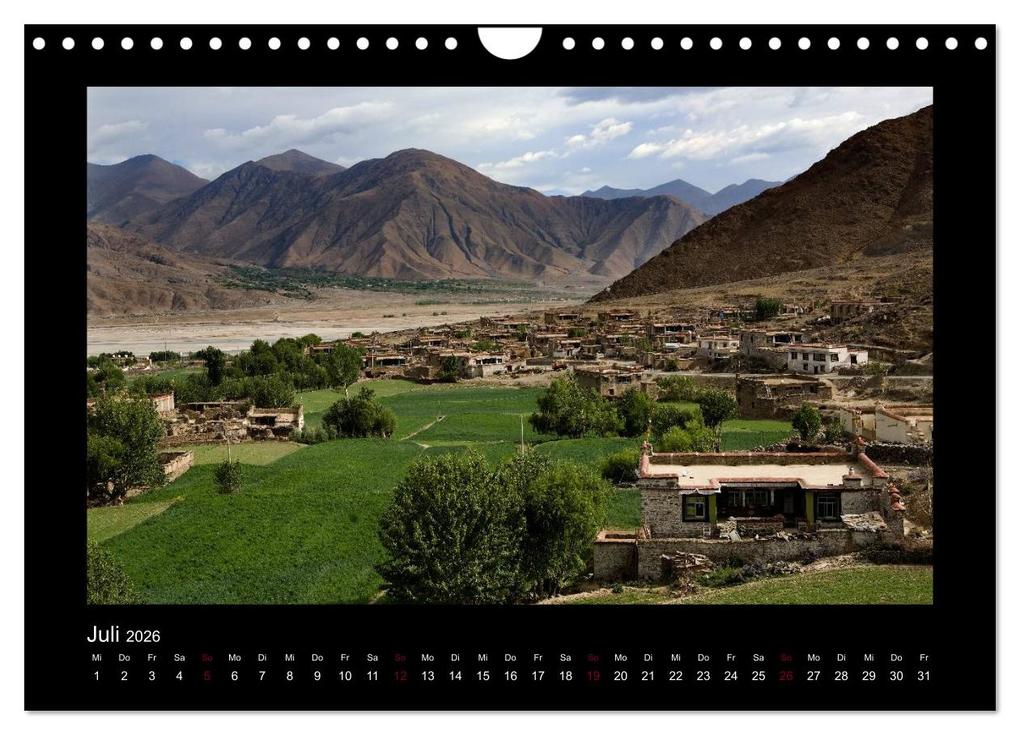 Weitere Ansicht: Tibet (Wandkalender 2026 DIN A4 quer), CALVENDO Monatskalender | Katja ledieS, Calvendo