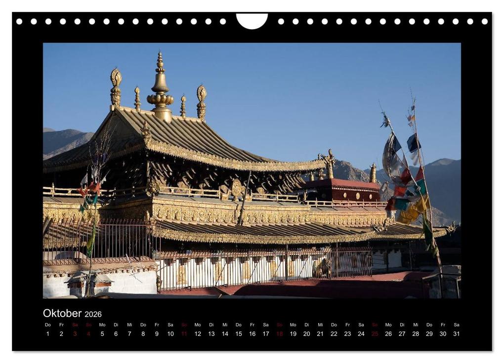Weitere Ansicht: Tibet (Wandkalender 2026 DIN A4 quer), CALVENDO Monatskalender | Katja ledieS, Calvendo