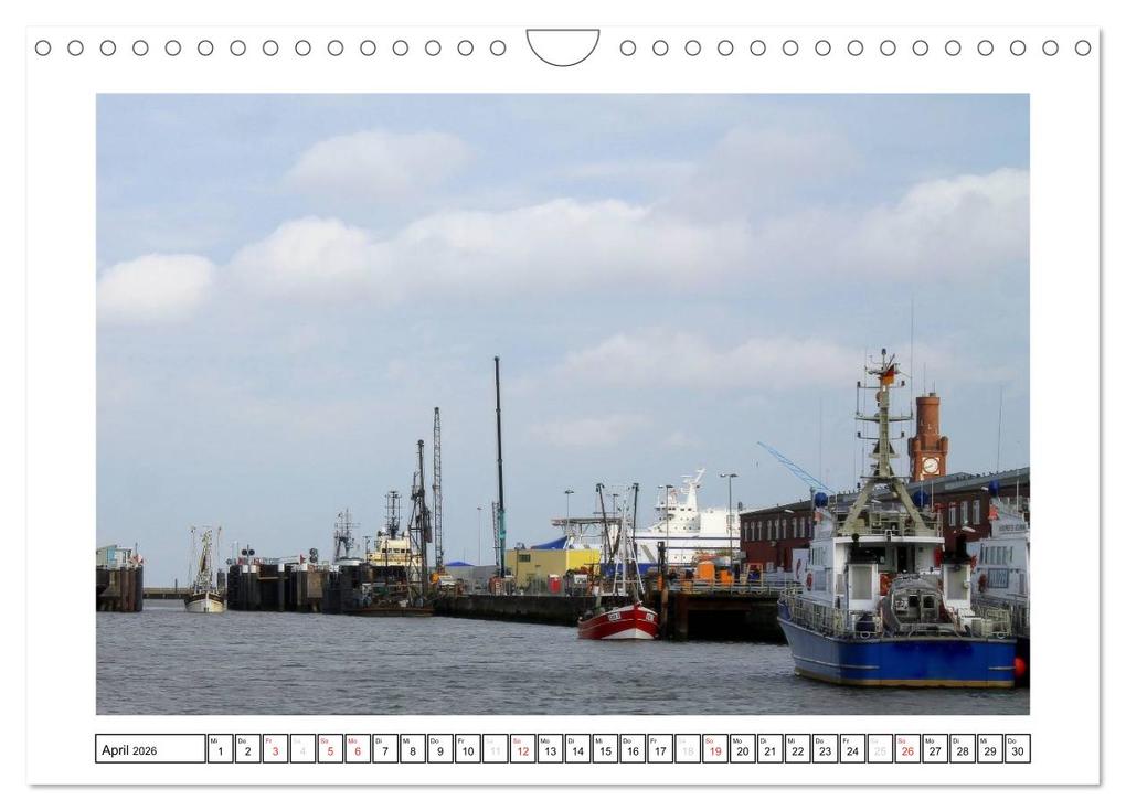 Weitere Ansicht: Nordseefeeling - Cuxhaven (Wandkalender 2026 DIN A4 quer), CALVENDO Monatskalender | Ulrike Adam, Calvendo