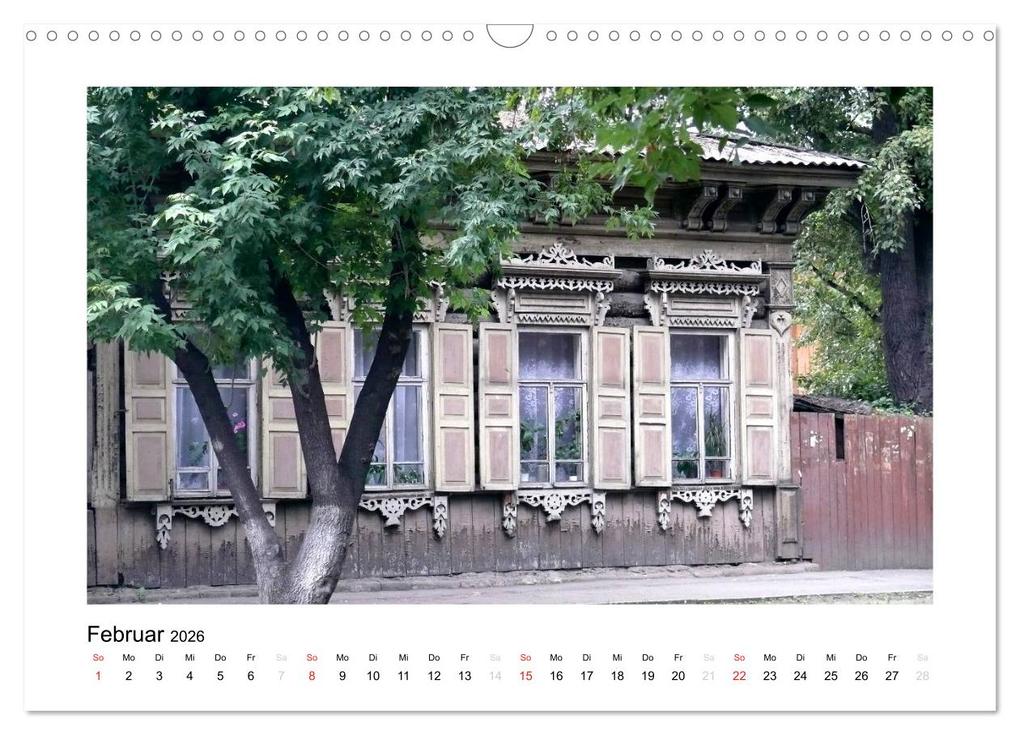 Weitere Ansicht: Holzhäuser in Irkutsk (Wandkalender 2026 DIN A3 quer), CALVENDO Monatskalender | Lucy M. Laube, Calvendo