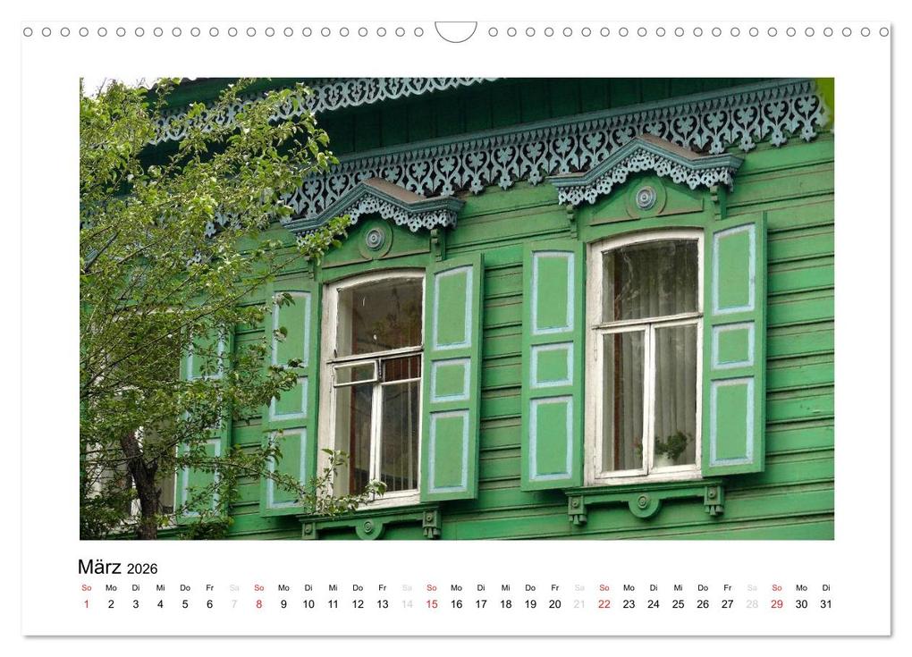 Weitere Ansicht: Holzhäuser in Irkutsk (Wandkalender 2026 DIN A3 quer), CALVENDO Monatskalender | Lucy M. Laube, Calvendo
