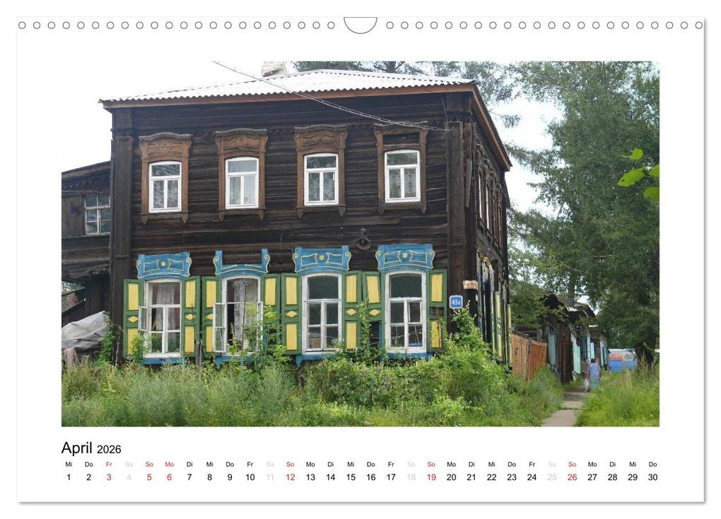 Weitere Ansicht: Holzhäuser in Irkutsk (Wandkalender 2026 DIN A3 quer), CALVENDO Monatskalender | Lucy M. Laube, Calvendo