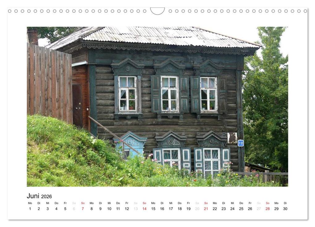 Weitere Ansicht: Holzhäuser in Irkutsk (Wandkalender 2026 DIN A3 quer), CALVENDO Monatskalender | Lucy M. Laube, Calvendo