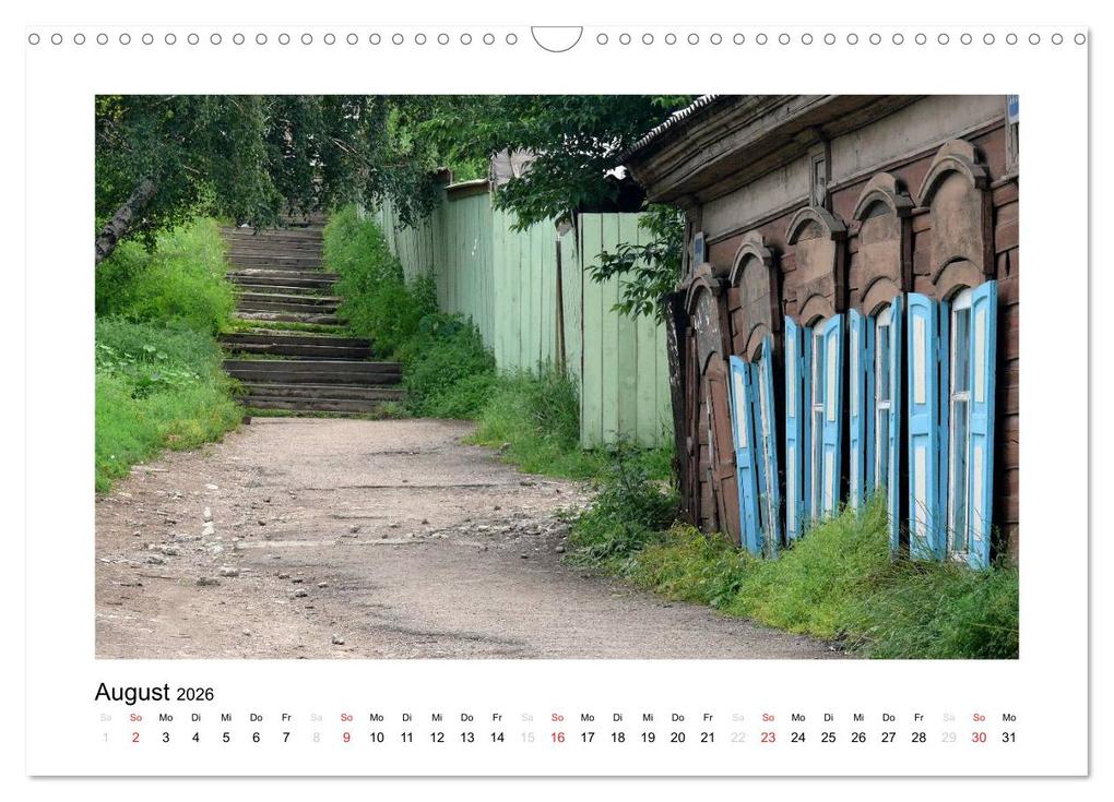 Weitere Ansicht: Holzhäuser in Irkutsk (Wandkalender 2026 DIN A3 quer), CALVENDO Monatskalender | Lucy M. Laube, Calvendo