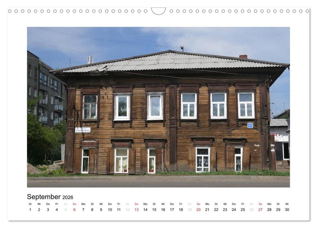 Weitere Ansicht: Holzhäuser in Irkutsk (Wandkalender 2026 DIN A3 quer), CALVENDO Monatskalender | Lucy M. Laube, Calvendo