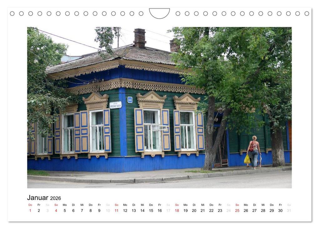 Weitere Ansicht: Holzhäuser in Irkutsk (Wandkalender 2026 DIN A4 quer), CALVENDO Monatskalender | Lucy M. Laube, Calvendo