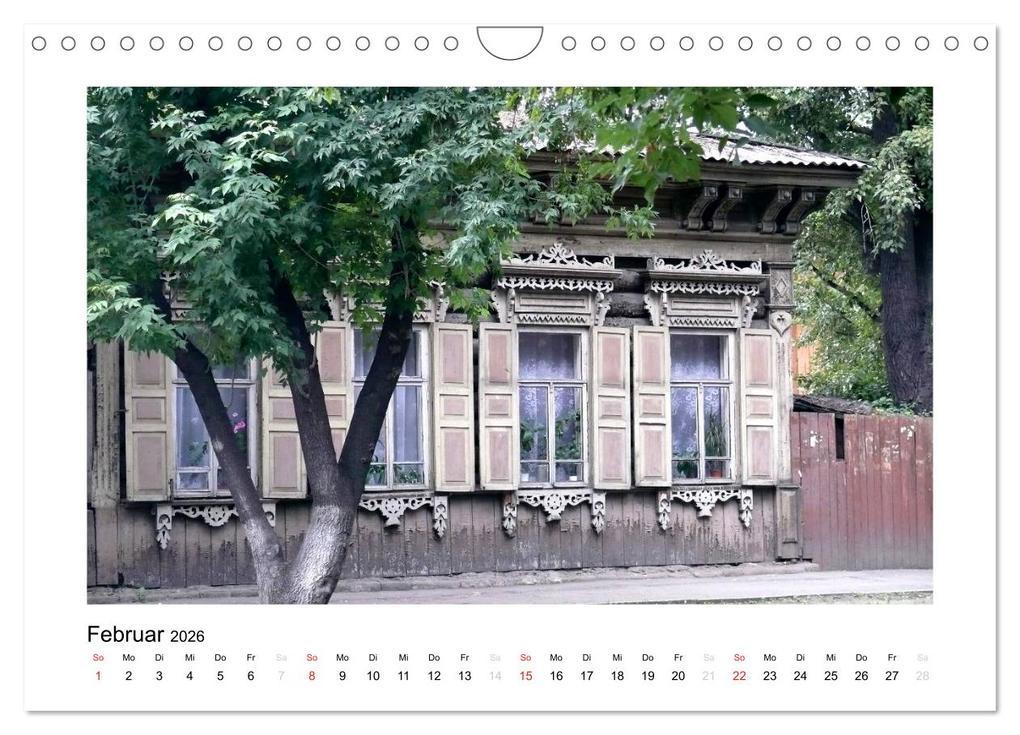 Weitere Ansicht: Holzhäuser in Irkutsk (Wandkalender 2026 DIN A4 quer), CALVENDO Monatskalender | Lucy M. Laube, Calvendo