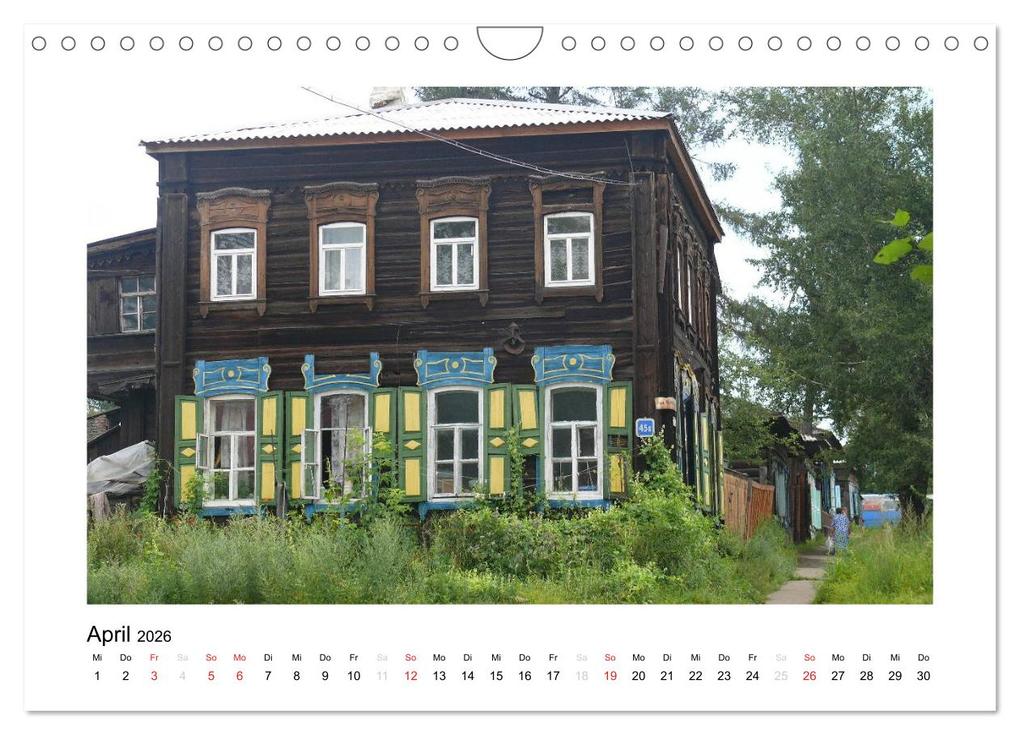 Weitere Ansicht: Holzhäuser in Irkutsk (Wandkalender 2026 DIN A4 quer), CALVENDO Monatskalender | Lucy M. Laube, Calvendo
