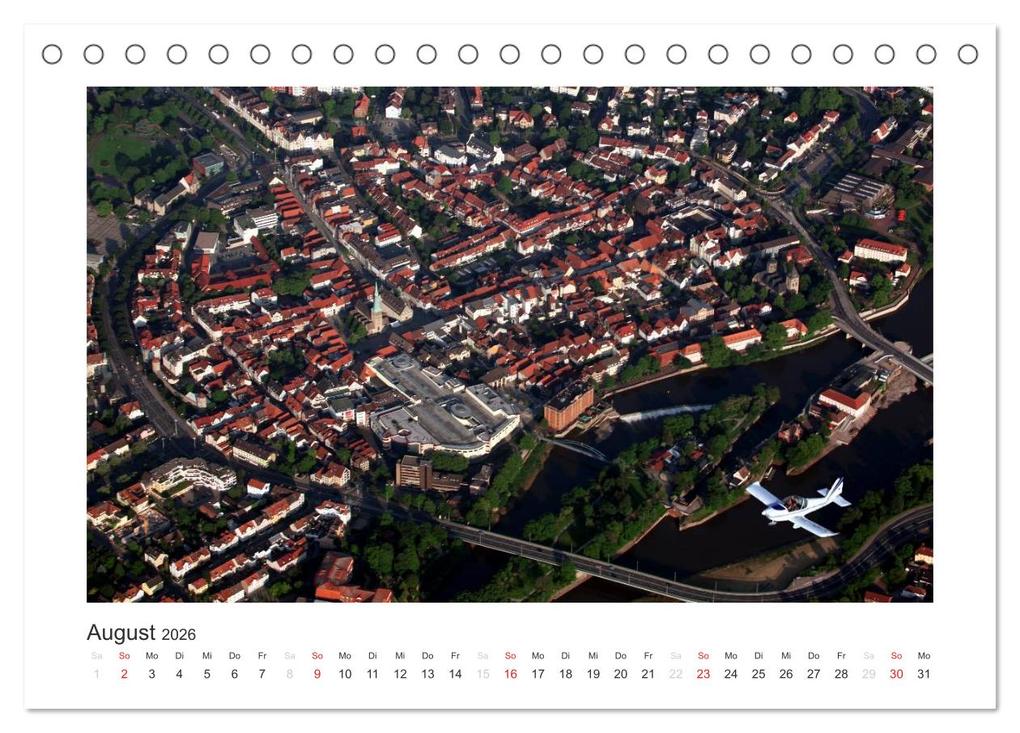 Weitere Ansicht: Das Weserbergland (Tischkalender 2026 DIN A5 quer), CALVENDO Monatskalender | Thomas Fietzek, Calvendo