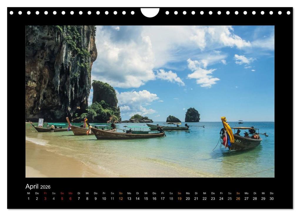 Weitere Ansicht: Thailand - Traumstrände und Tempel (Wandkalender 2026 DIN A4 quer), CALVENDO Monatskalender | Christian Müringer, Calvendo