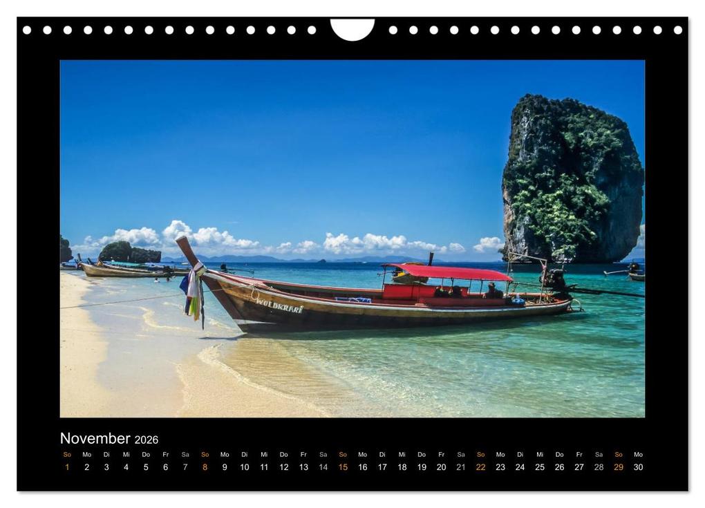 Weitere Ansicht: Thailand - Traumstrände und Tempel (Wandkalender 2026 DIN A4 quer), CALVENDO Monatskalender | Christian Müringer, Calvendo