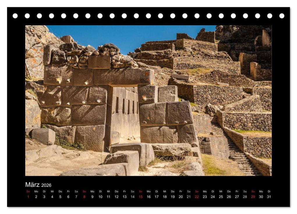Weitere Ansicht: Peru, die Inkas und ihre Ahnen (Tischkalender 2026 DIN A5 quer), CALVENDO Monatskalender | Jürgen Ritterbach, Calvendo