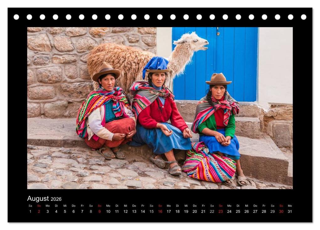 Weitere Ansicht: Peru, die Inkas und ihre Ahnen (Tischkalender 2026 DIN A5 quer), CALVENDO Monatskalender | Jürgen Ritterbach, Calvendo