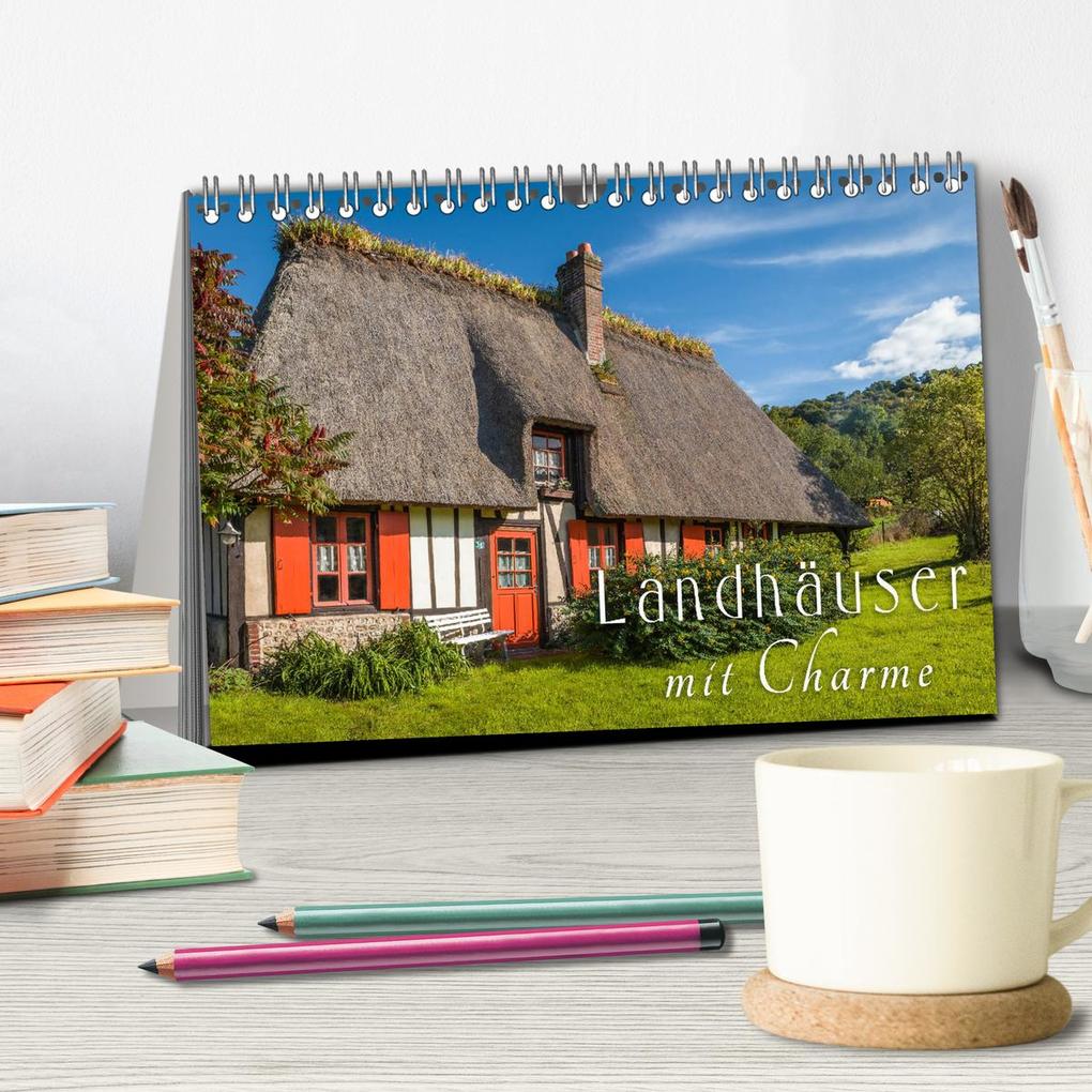 Weitere Ansicht: Landhäuser mit Charme (Tischkalender 2026 DIN A5 quer), CALVENDO Monatskalender | Christian Müringer, Calvendo