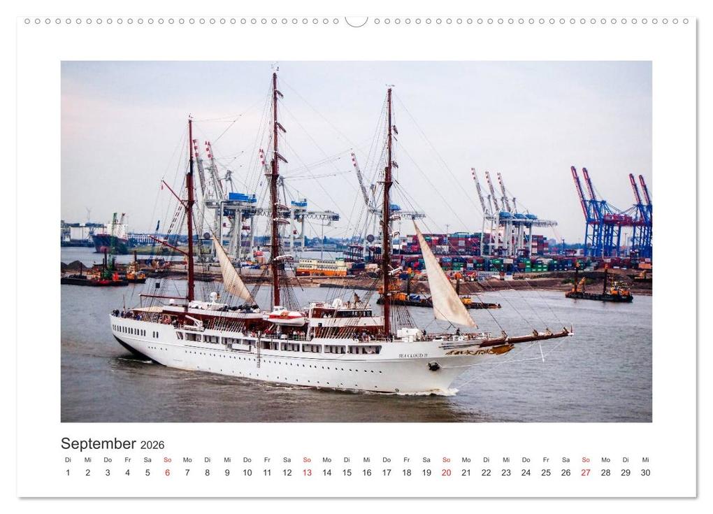 Weitere Ansicht: Kreuzfahrtschiffe Kurs Hamburg 2026 (Wandkalender 2026 DIN A2 quer), CALVENDO Monatskalender | Christoph Stempel, Calvendo