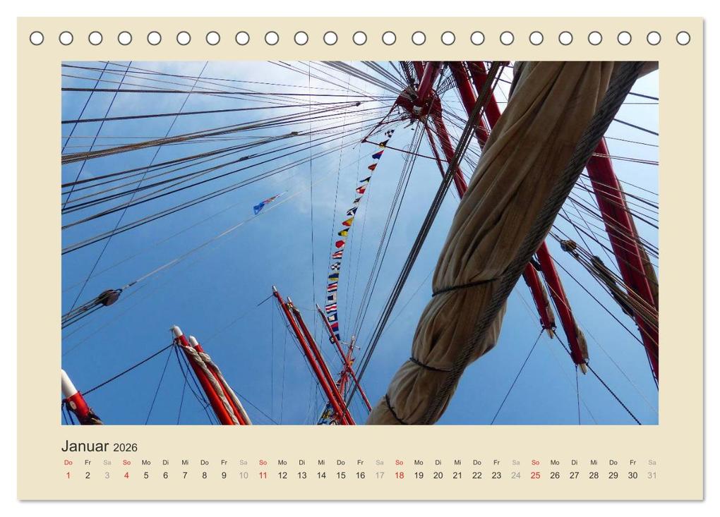 Weitere Ansicht: Auf große Fahrt, Kapitän (Tischkalender 2026 DIN A5 quer), CALVENDO Monatskalender | Lucy M. Laube, Calvendo