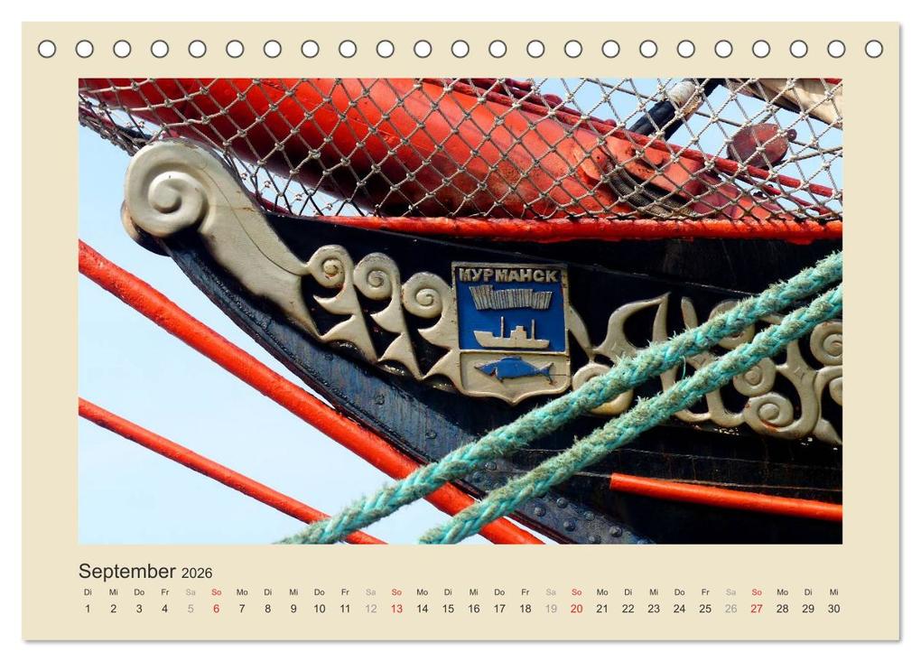 Weitere Ansicht: Auf große Fahrt, Kapitän (Tischkalender 2026 DIN A5 quer), CALVENDO Monatskalender | Lucy M. Laube, Calvendo