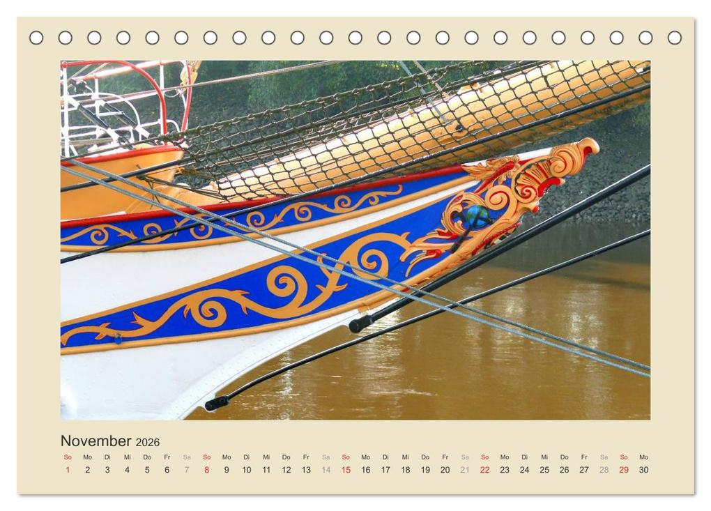 Weitere Ansicht: Auf große Fahrt, Kapitän (Tischkalender 2026 DIN A5 quer), CALVENDO Monatskalender | Lucy M. Laube, Calvendo