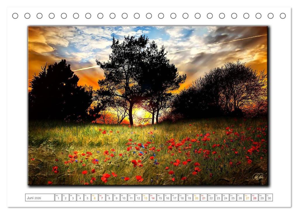 Weitere Ansicht: Zwischen den Zeiten - Zeiten der Ruhe und Entspannung (Tischkalender 2026 DIN A5 quer), CALVENDO Monatskalender | Peter Roder, Calvendo