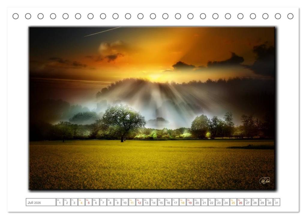 Weitere Ansicht: Zwischen den Zeiten - Zeiten der Ruhe und Entspannung (Tischkalender 2026 DIN A5 quer), CALVENDO Monatskalender | Peter Roder, Calvendo