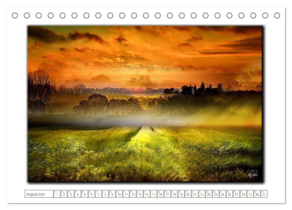 Weitere Ansicht: Zwischen den Zeiten - Zeiten der Ruhe und Entspannung (Tischkalender 2026 DIN A5 quer), CALVENDO Monatskalender | Peter Roder, Calvendo