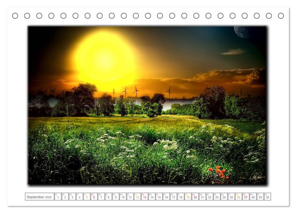 Weitere Ansicht: Zwischen den Zeiten - Zeiten der Ruhe und Entspannung (Tischkalender 2026 DIN A5 quer), CALVENDO Monatskalender | Peter Roder, Calvendo