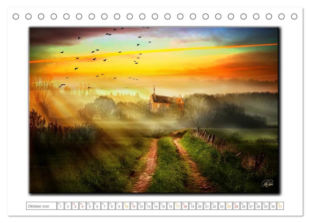 Weitere Ansicht: Zwischen den Zeiten - Zeiten der Ruhe und Entspannung (Tischkalender 2026 DIN A5 quer), CALVENDO Monatskalender | Peter Roder, Calvendo