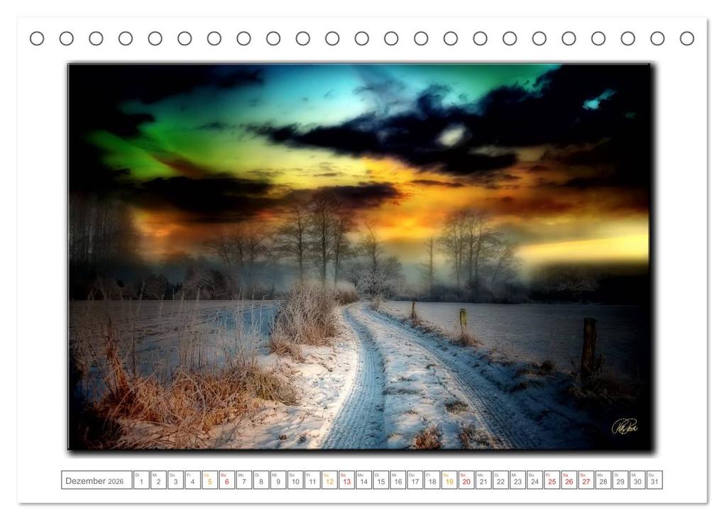 Weitere Ansicht: Zwischen den Zeiten - Zeiten der Ruhe und Entspannung (Tischkalender 2026 DIN A5 quer), CALVENDO Monatskalender | Peter Roder, Calvendo