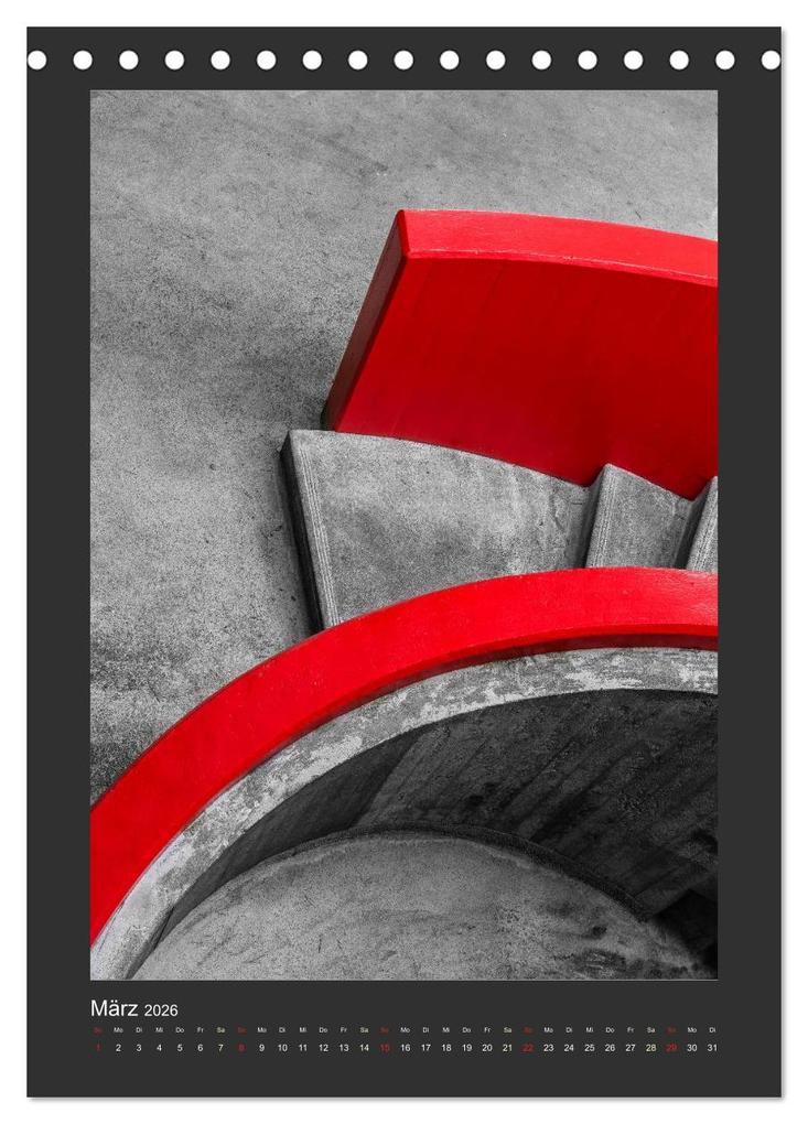 Weitere Ansicht: Plakative Architektur (Tischkalender 2026 DIN A5 hoch), CALVENDO Monatskalender | Enrico Caccia, Calvendo