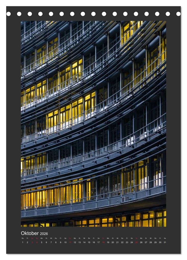 Weitere Ansicht: Plakative Architektur (Tischkalender 2026 DIN A5 hoch), CALVENDO Monatskalender | Enrico Caccia, Calvendo