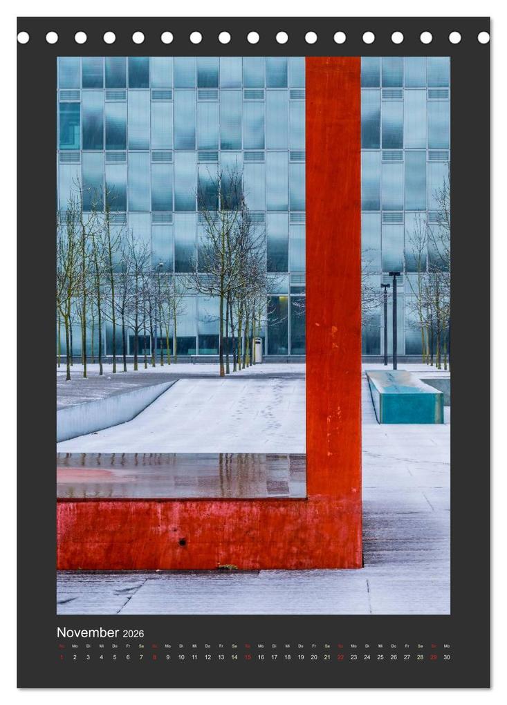 Weitere Ansicht: Plakative Architektur (Tischkalender 2026 DIN A5 hoch), CALVENDO Monatskalender | Enrico Caccia, Calvendo