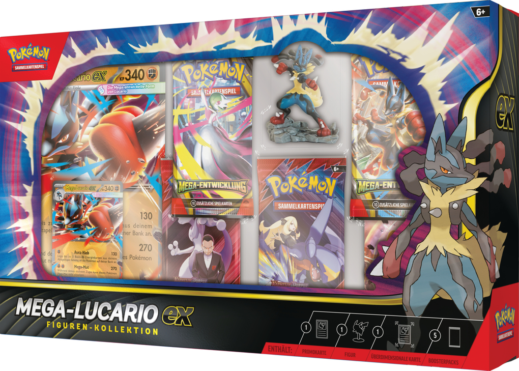 Weitere Ansicht: Pokémon (Sammelkartenspiel), PKM Mega-Lucario Figuren-Kollektion