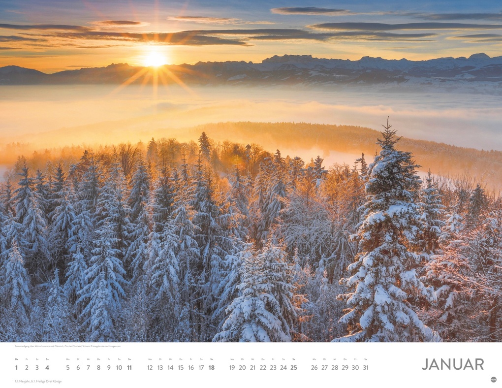 Weitere Ansicht: Sonnenzauber Posterkalender 2026