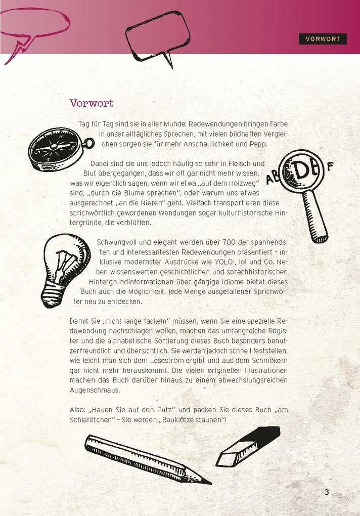 Weitere Ansicht: Redensarten & Sprichwörter | Christa Pöppelmann