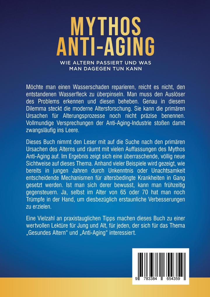 Weitere Ansicht: Mythos Anti-Aging | Peter Dobrowolski