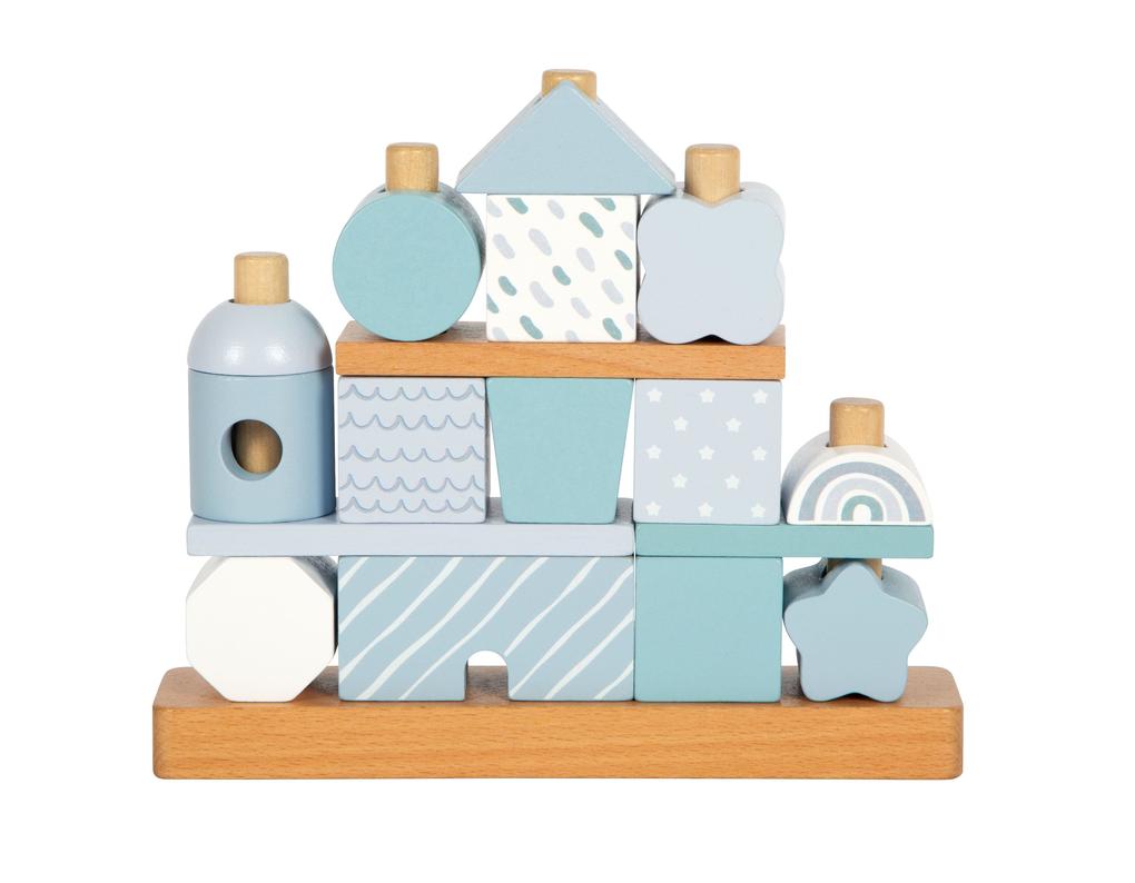 Weitere Ansicht: Stapelhaus blau