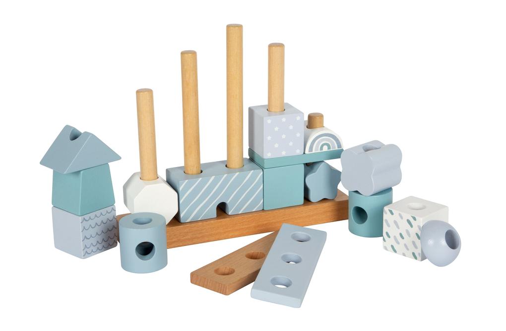 Weitere Ansicht: Stapelhaus blau