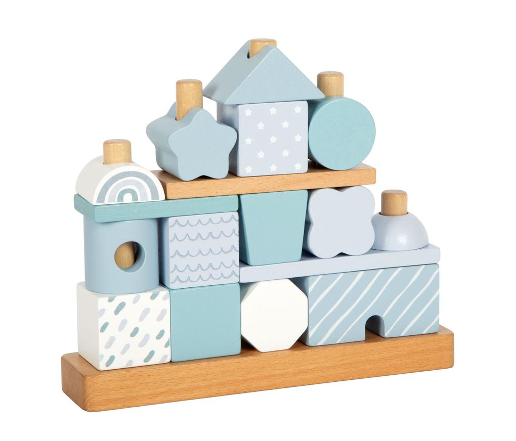 Weitere Ansicht: Stapelhaus blau