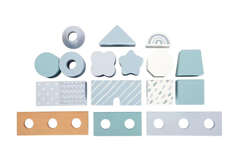 Weitere Ansicht: Stapelhaus blau